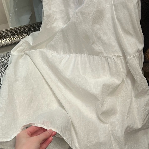 DISSH 100% Linen Smocked Summer Dress size 8 - Picture 8 of 8